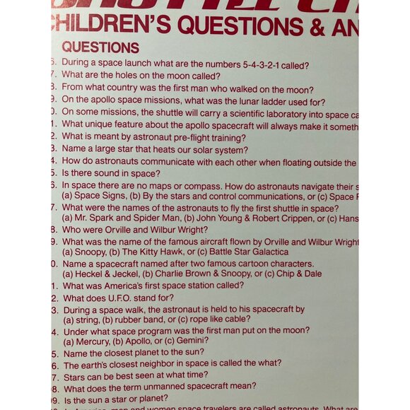 Shuttle Challenge 1980's NASA Space Exploration Vintage Board Game Ages 8+ - Picture 14 of 14